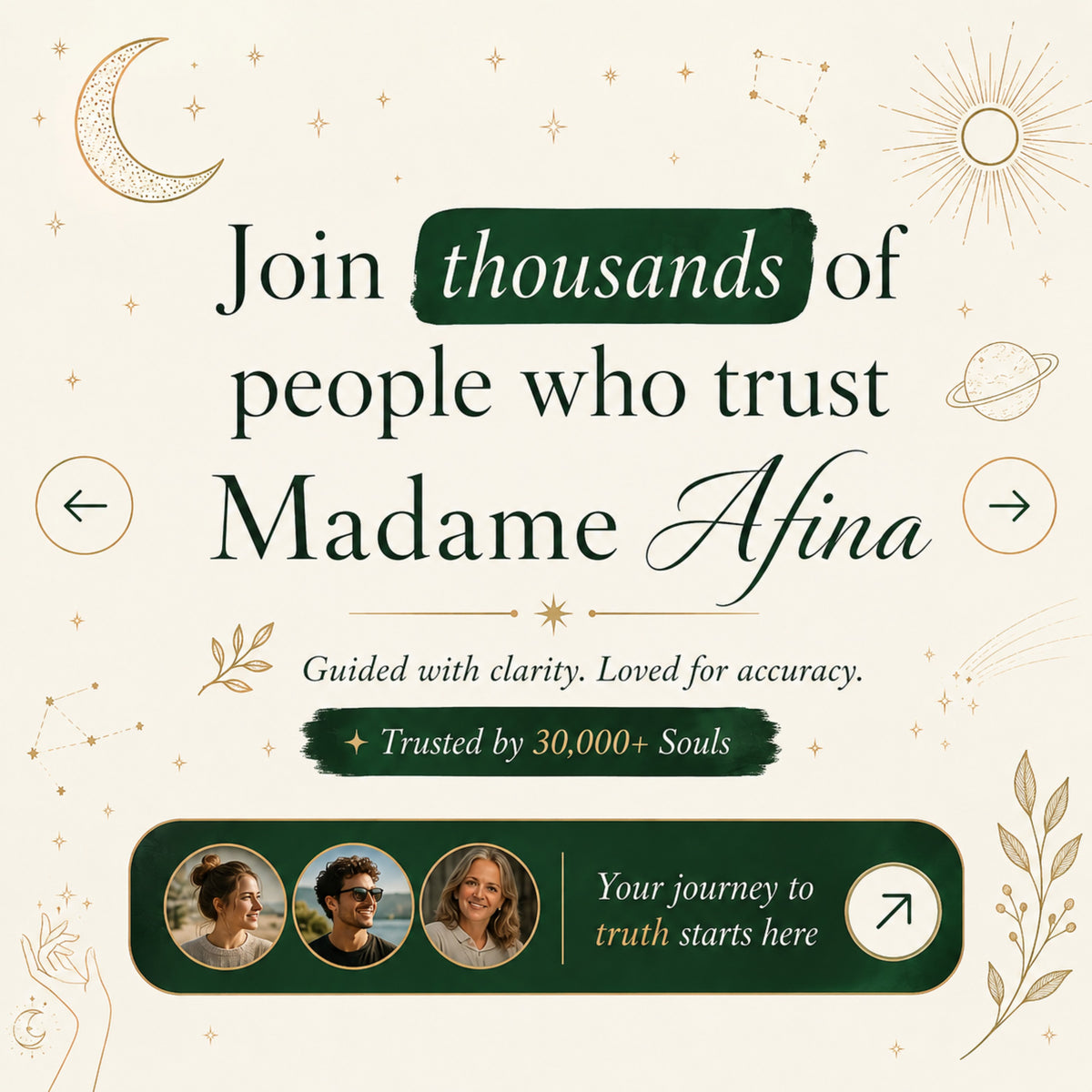 Full Psychic Reading by Madame Afina