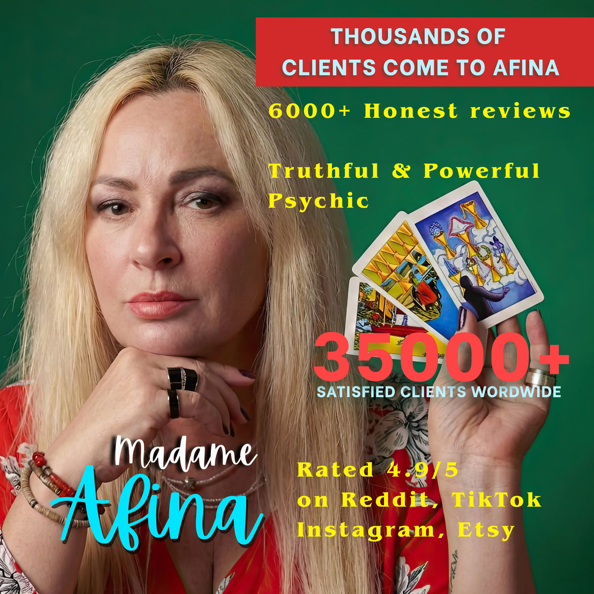 Full Psychic Reading by Madame Afina
